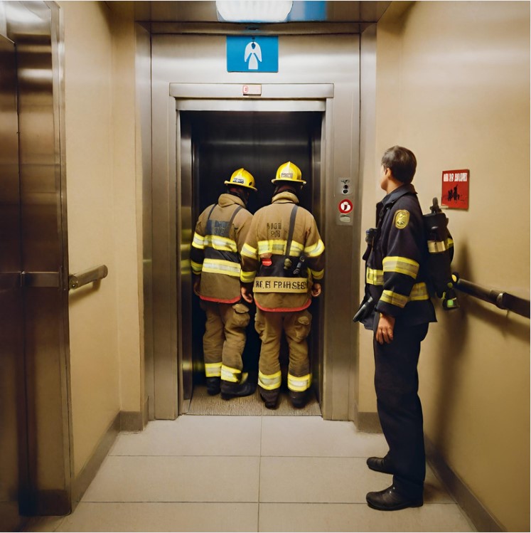 Правила безпечного поводження у ліфті під час пожежі