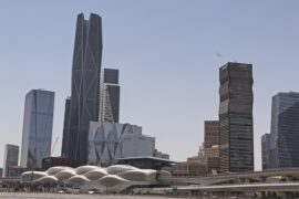 Хмарочоси ділового району KAFD в Ер-Ріяді